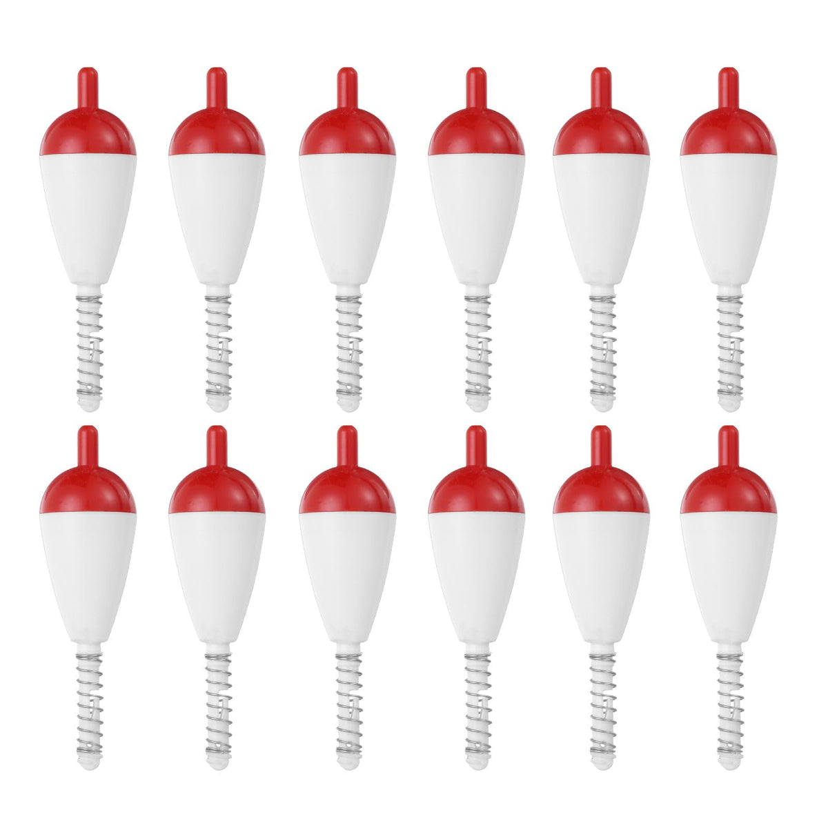 PATIKIL fishing float bobber red 15-pack improves bait depth and bite visibility.