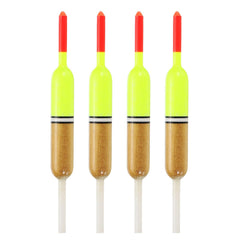 PATIKIL fishing floats front view in red and yellow for high visibility at distance