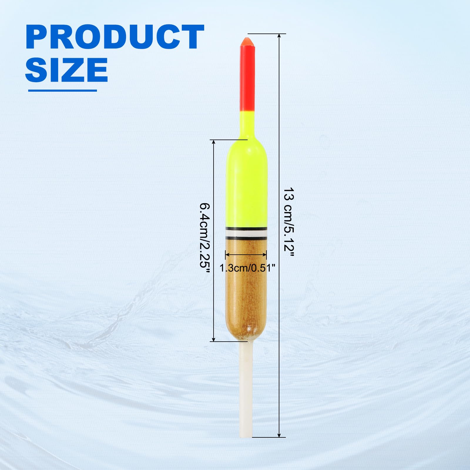 PATIKIL float side view showing compact durable build for water use
