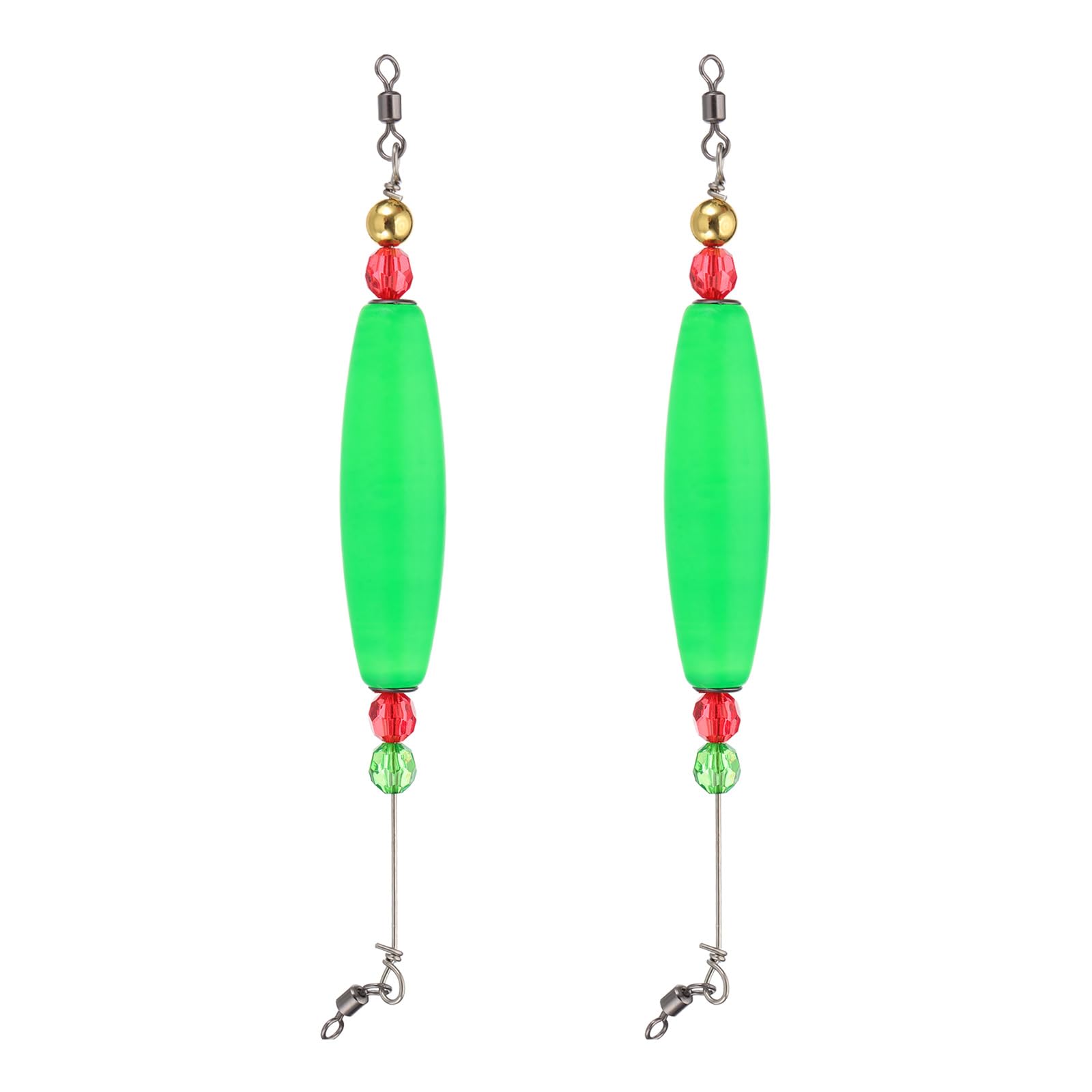 PATIKIL 8.3 inch fishing float in front view; durable green bobber for versatile use.