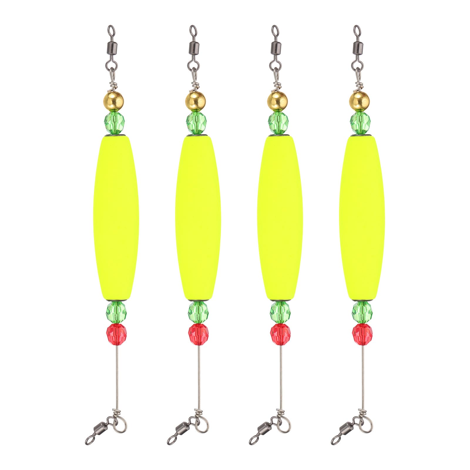 PATIKIL fishing floats 8-3 inch yellow improve bite visibility in low light