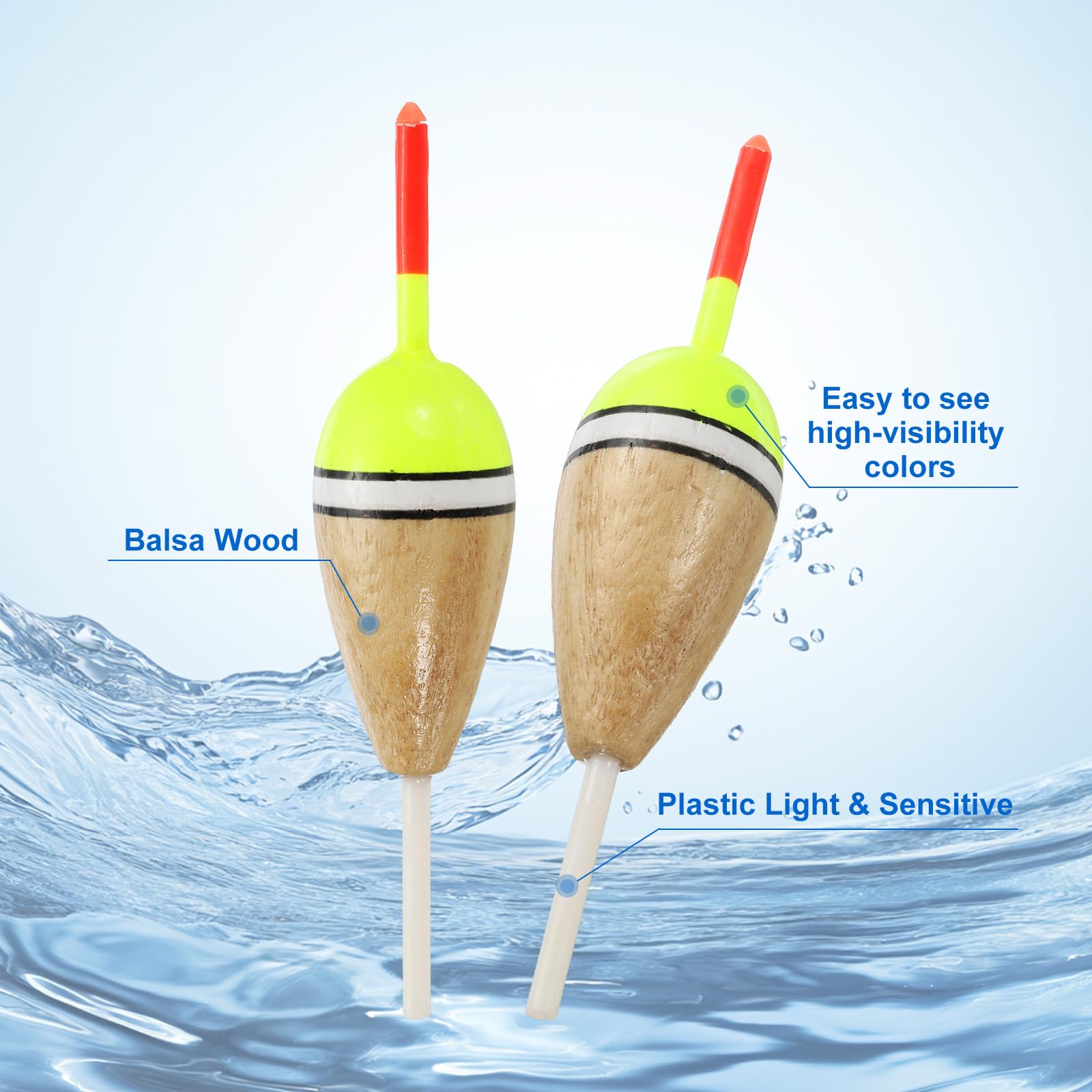 PATIKIL ready-to-use sliding rig floats cast farther and smoother.