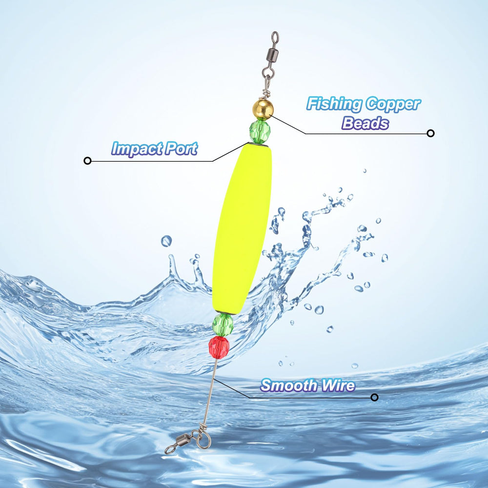 PATIKIL two-pack bobbers provide a ready-to-use tackle option.