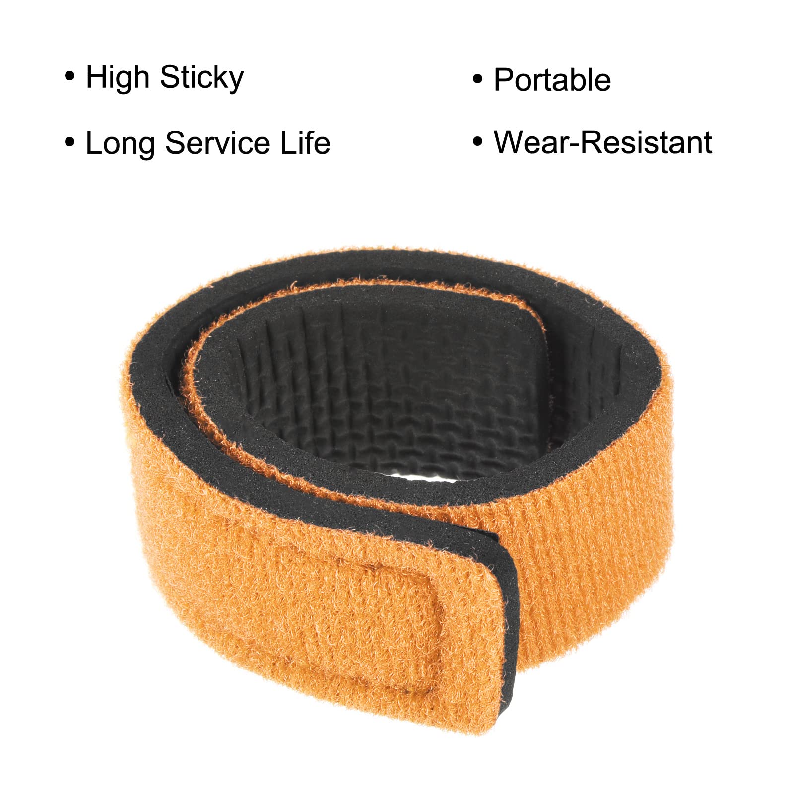 PATIKIL fishing-gear-strap-orange helps organize tackle efficiently