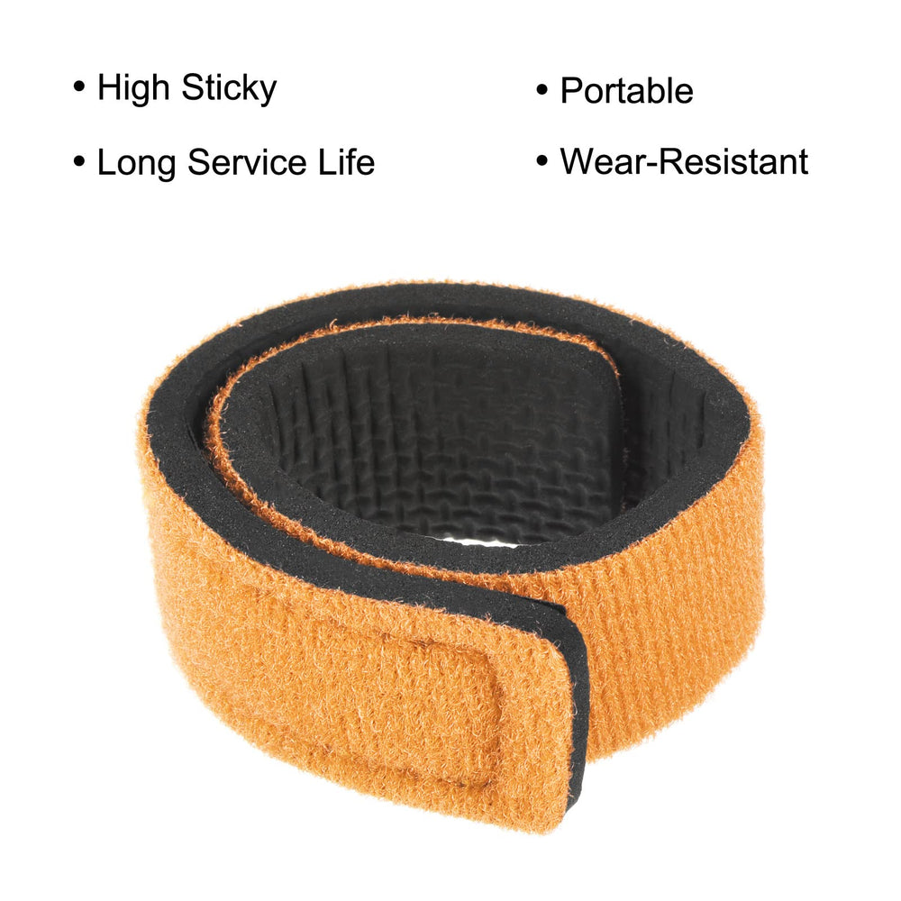 PATIKIL fishing-gear-strap-orange helps organize tackle efficiently