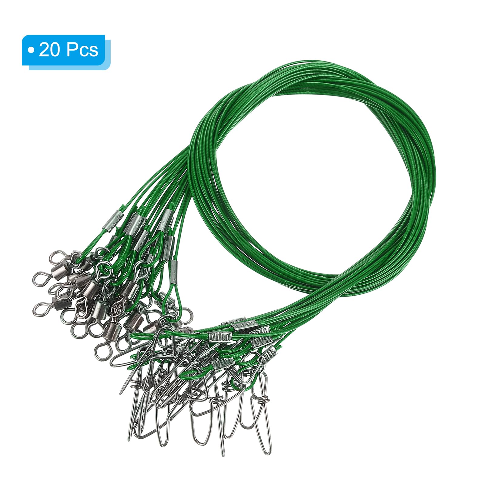 PATIKIL strong steel wire leader highlighting durability and corrosion resistance in tough conditions