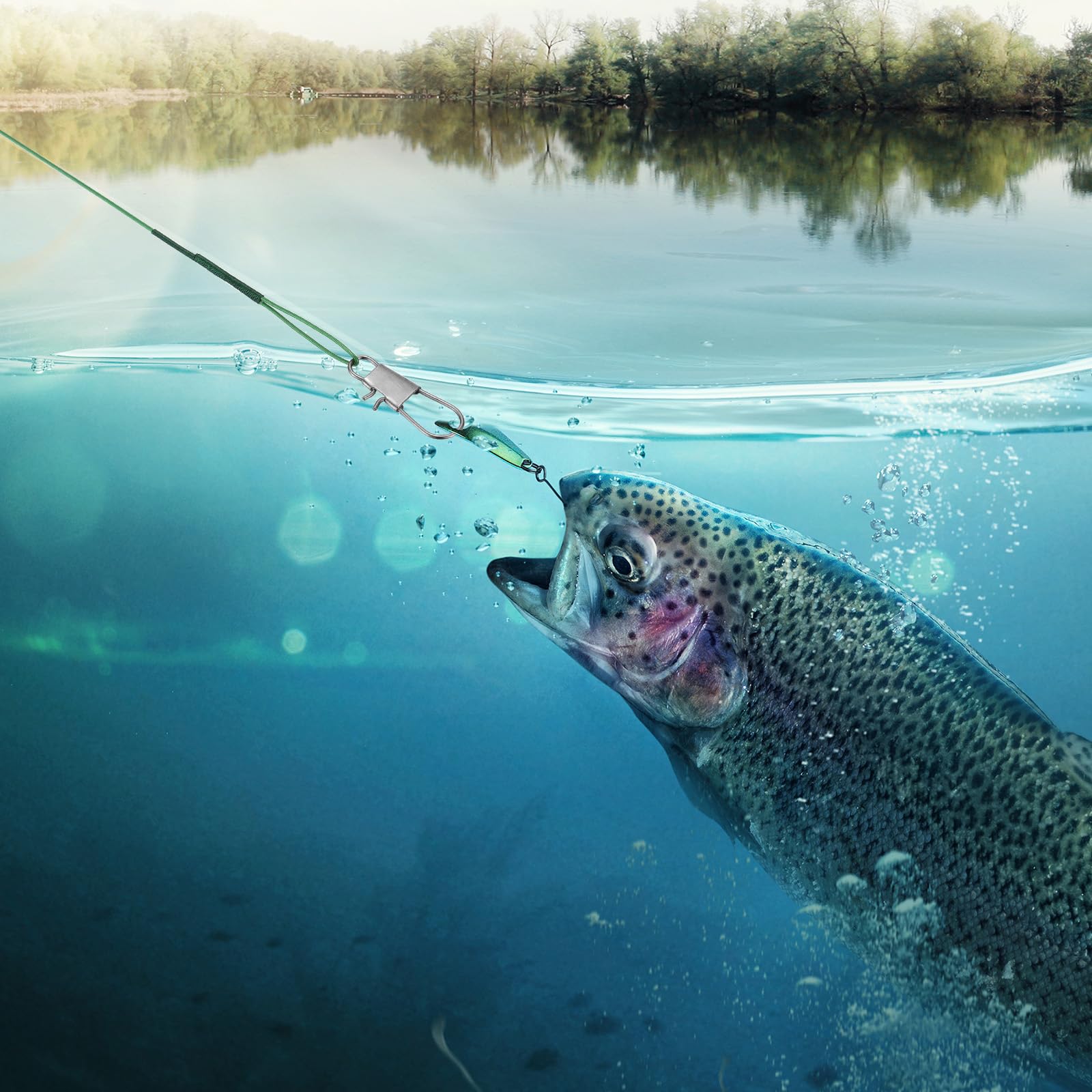 PATIKIL packaging shows 30 pcs kit for versatile saltwater and freshwater setups.