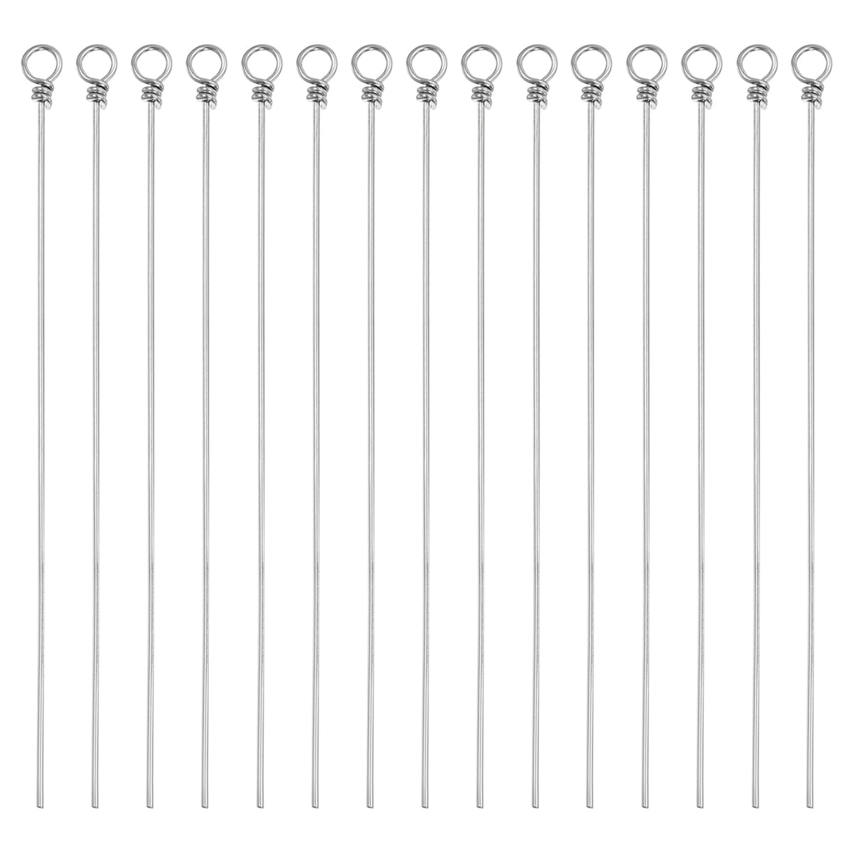 PATIKIL fishing looped shaft 70mm demonstrates a sturdy stainless steel connection for secure lures.
