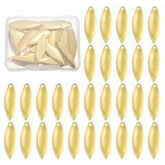 PATIKIL fishing lure blades in gold tone for bright flashes and fish attraction.