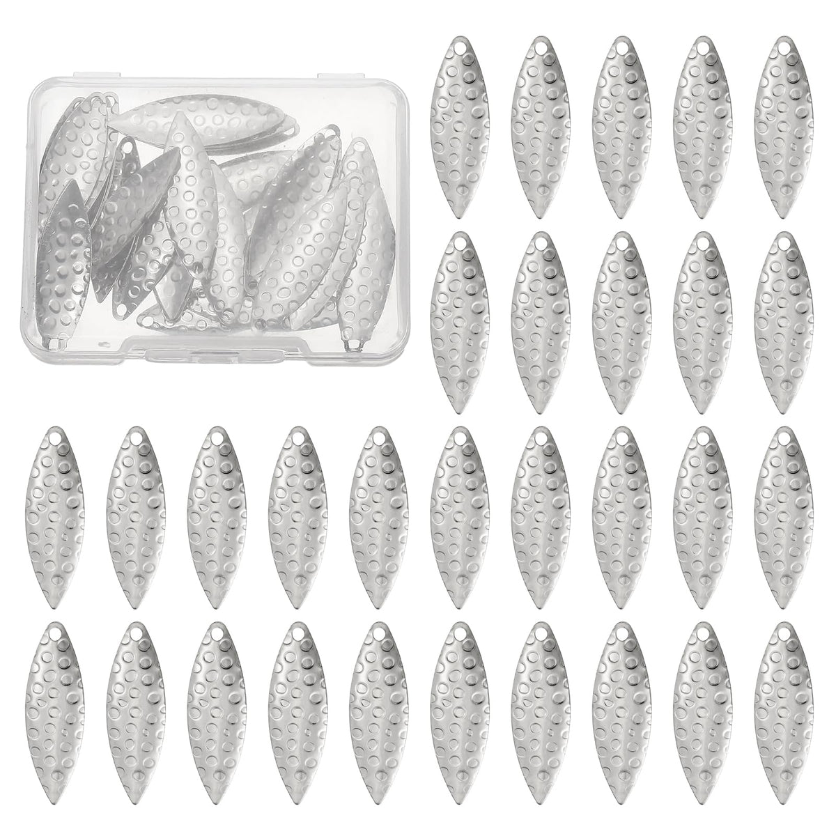 PATIKIL fishing lure blades 40-pack for versatile lure building