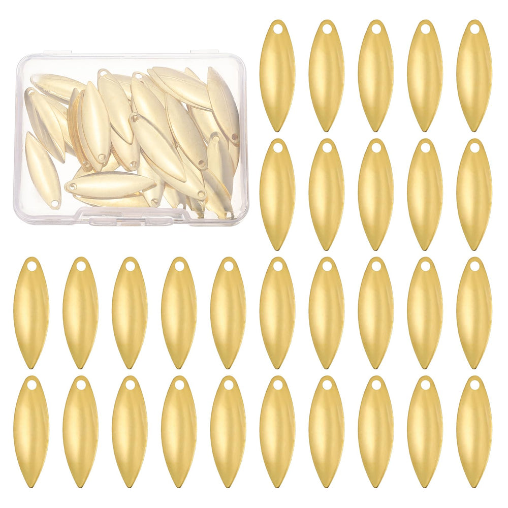 PATIKIL fishing lure blades gold tone for bright visibility and flash in water