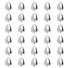 PATIKIL fishing lure blades in silver, 30-pack, ready to upgrade your bait