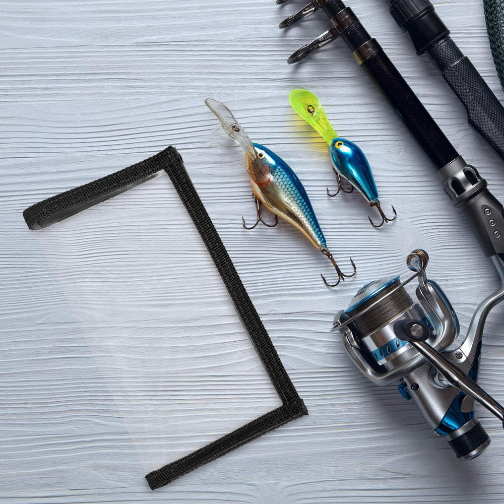 PATIKIL Lure Wrap features durable stitching for long season use.