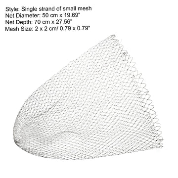 PATIKIL net replacement head detail with double braided mesh for added strength