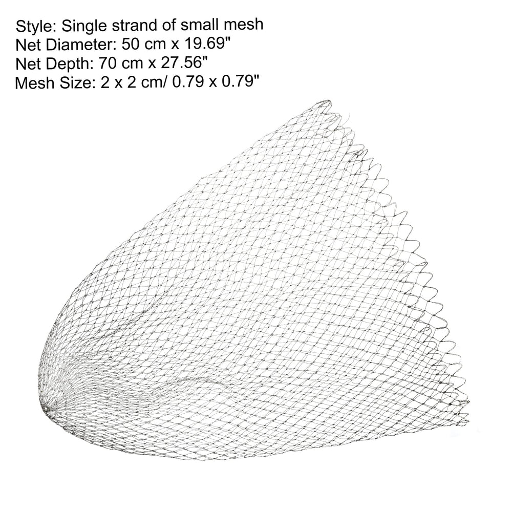 PATIKIL net replacement head detail with double braided mesh for added strength