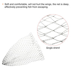 PATIKIL net replacement with 3x3 cm mesh for fish-friendly handling.