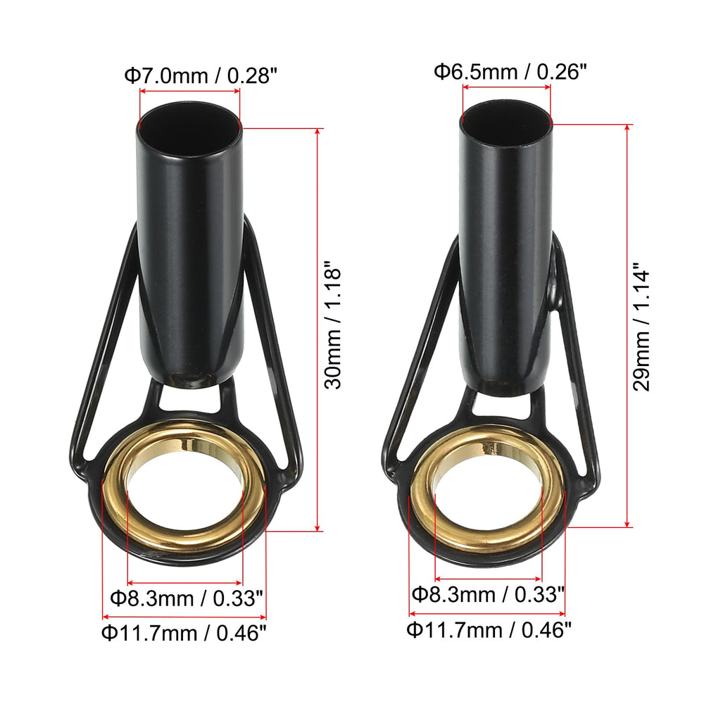 PATIKIL fishing rod tip 6.5mm tube for smooth line control.