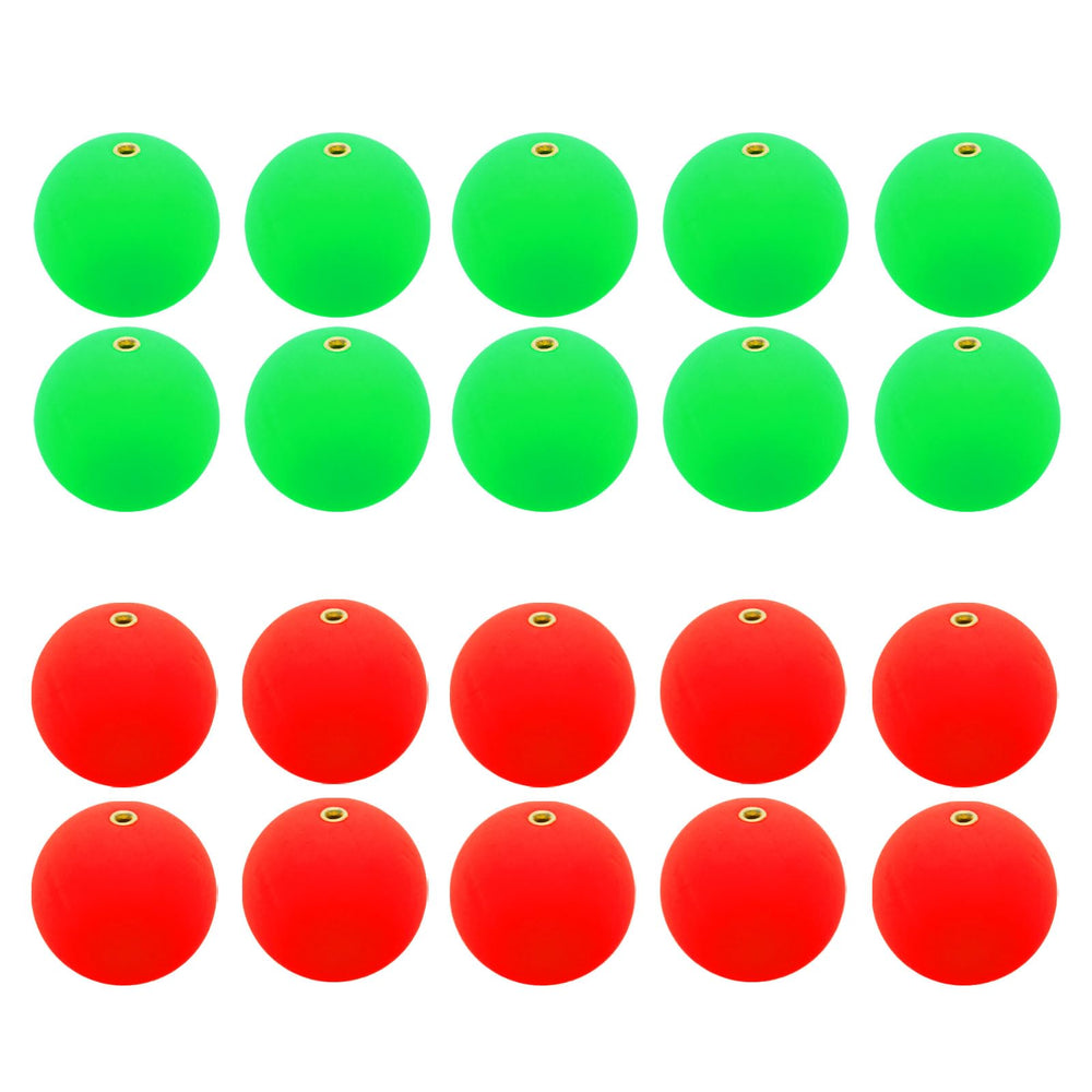 PATIKIL red foam slip bobber on water showing depth visibility for precise targeting