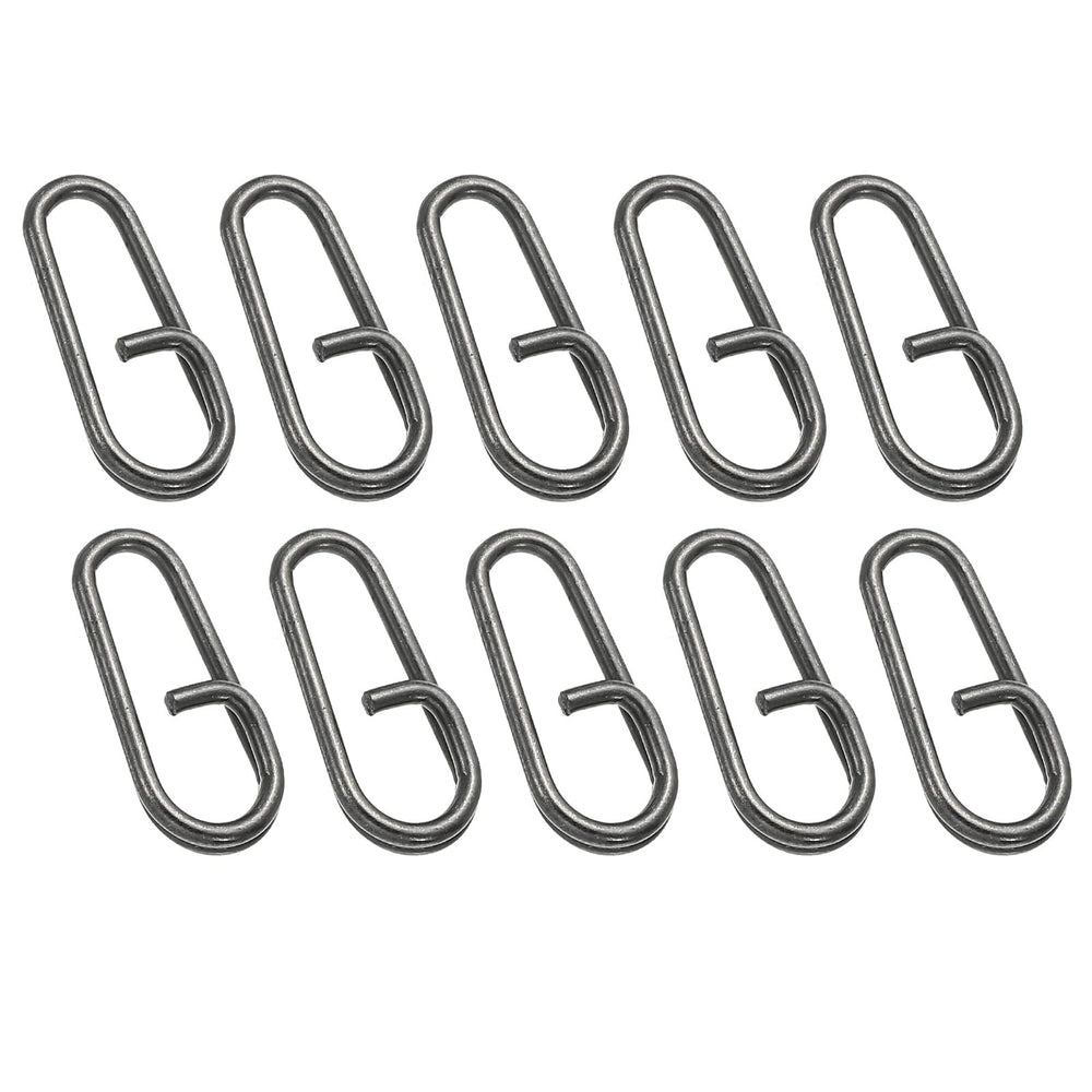 PATIKIL fishing snaps clip with an oval ring for quick bait changes in saltwater and freshwater.