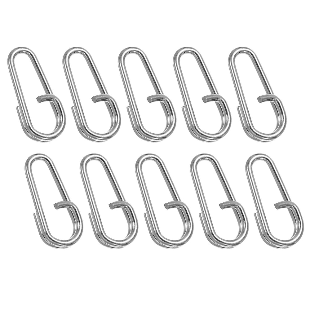 PATIKIL fishing snaps clip oval, durable quick-change connector for lures and lines