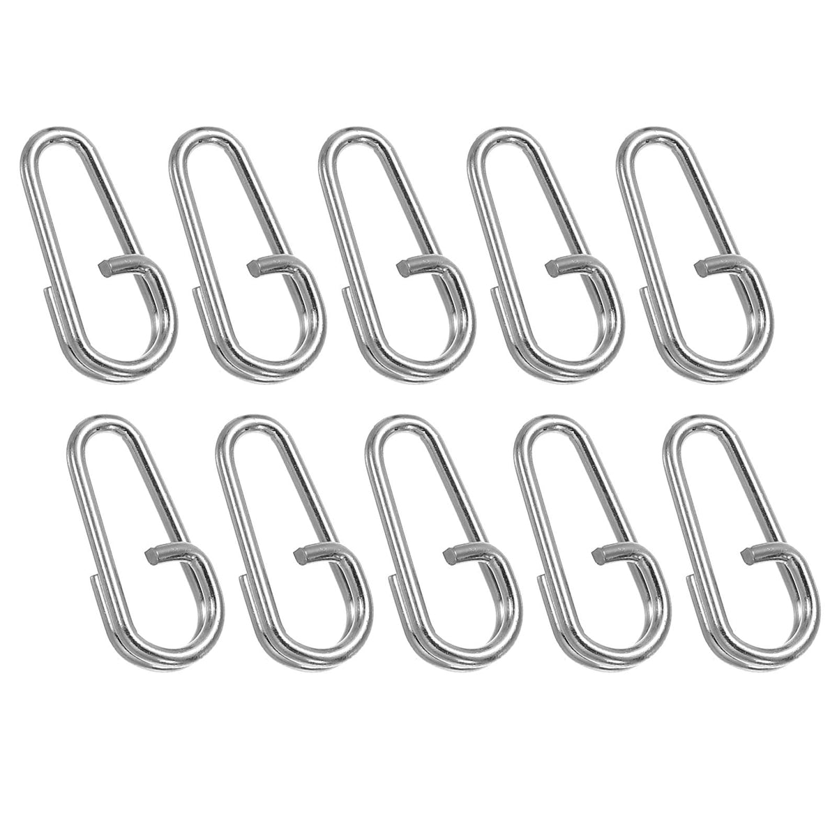 PATIKIL fishing snaps clip oval, durable quick-change connector for lures and lines