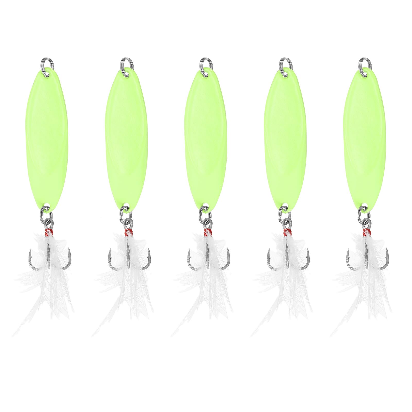 PATIKIL fishing spoon white 20g ready for casting in freshwater use