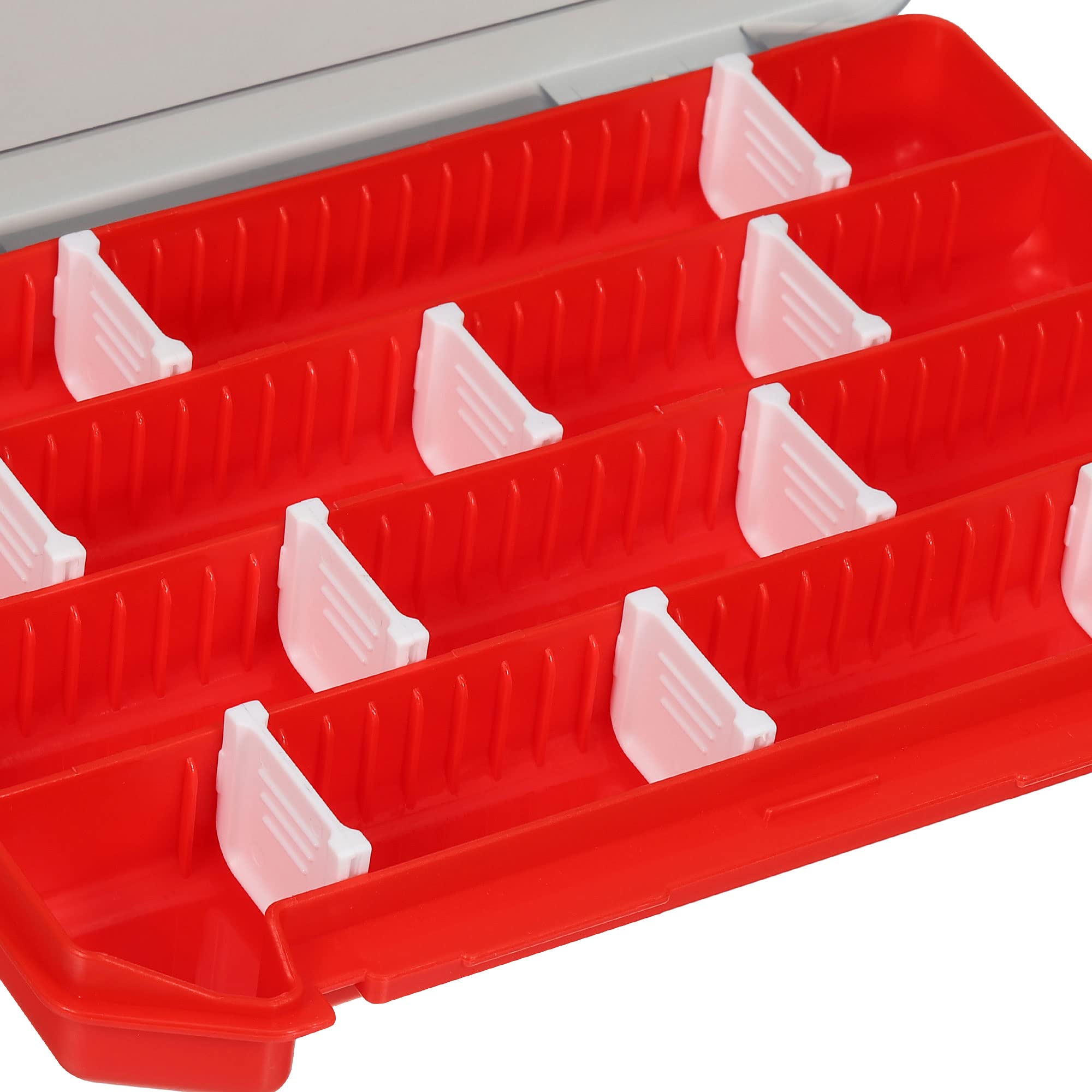 PATIKIL plastic tackle storage box keeps gear organized and protected.