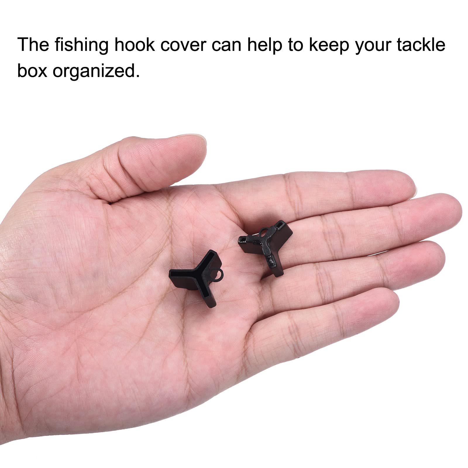 PATIKIL fits standard size 4 and 5 treble hooks for quick coverage.