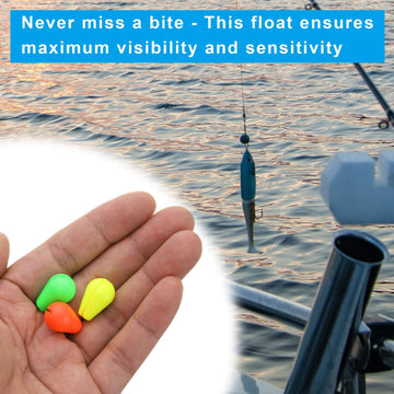 PATIKIL green float enhances visibility for quicker bite detection.