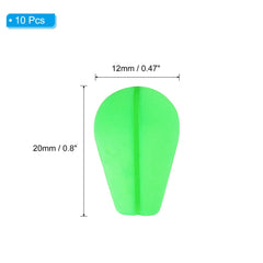 PATIKIL green teardrop float with easy depth control for Crappie and Trout.