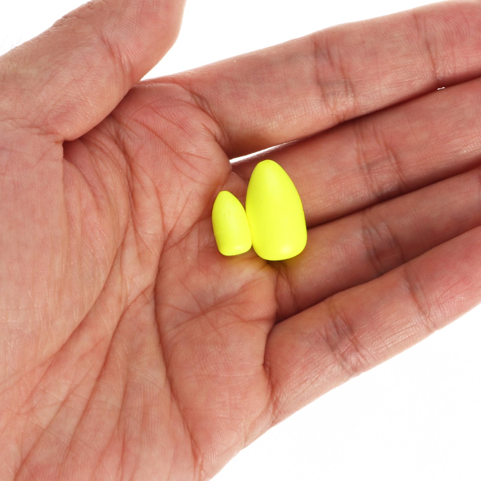 PATIKIL yellow floats enhancing visibility during fishing sessions.
