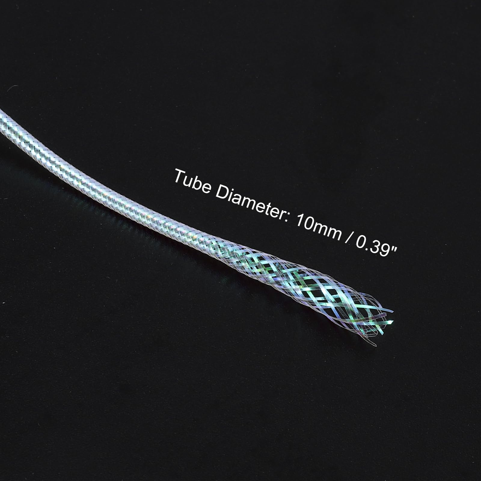 PATIKIL pearlescent white fly tying material enhances water reflections