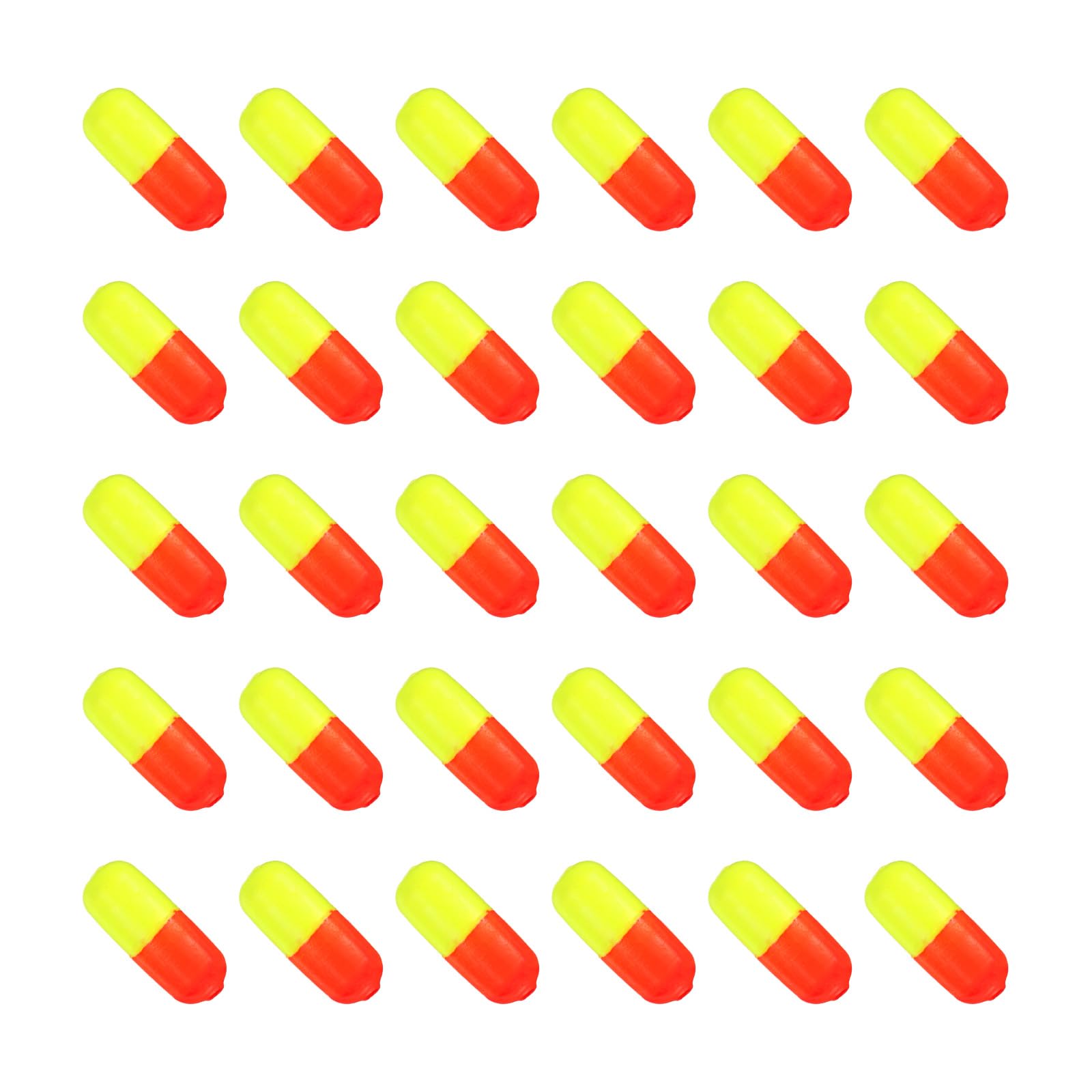 PATIKIL foam floats in red-yellow for enhanced bite detection