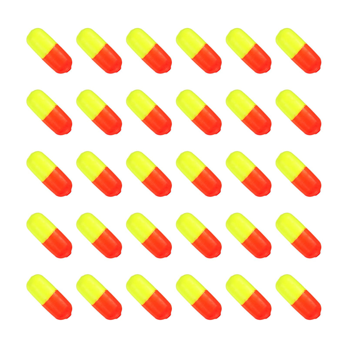 PATIKIL foam floats in red-yellow for enhanced bite detection