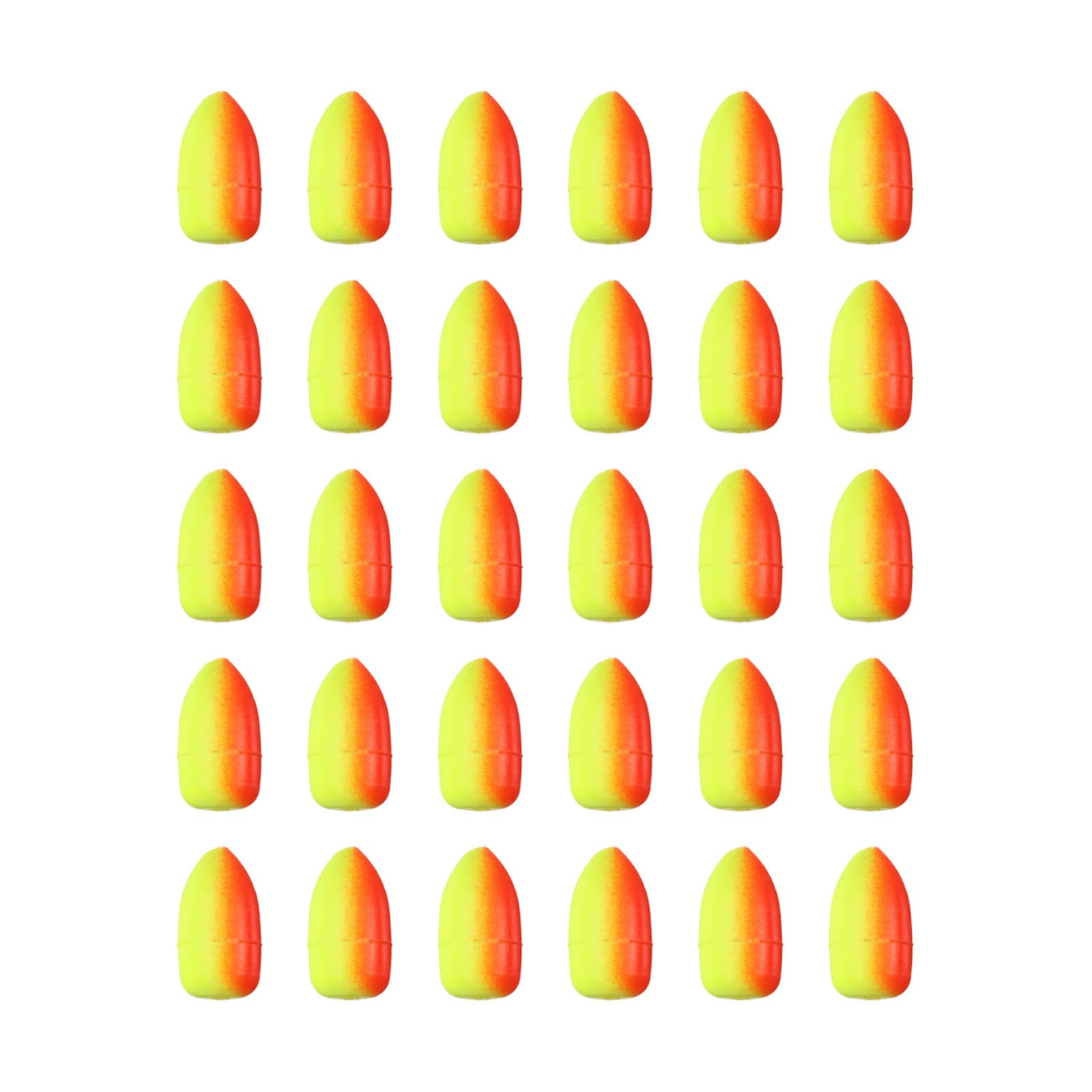 PATIKIL foam floats pack in red-yellow for versatile rigs and high visibility.