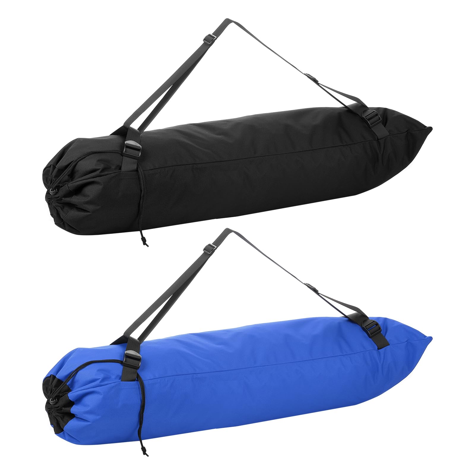 PATIKIL foldable chair bag in blue, folded for compact transport and protection.