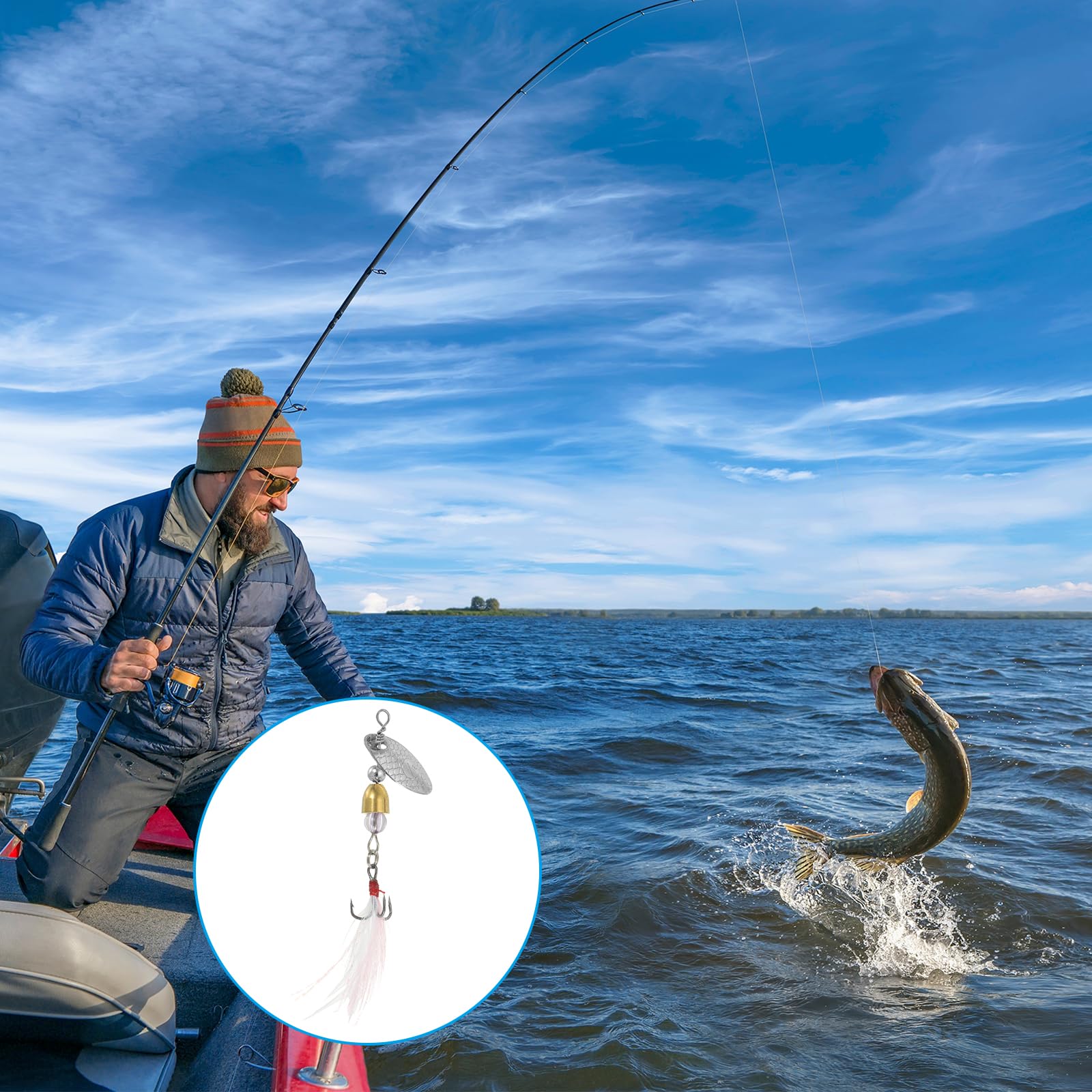 PATIKIL lures suitable for freshwater and saltwater fishing
