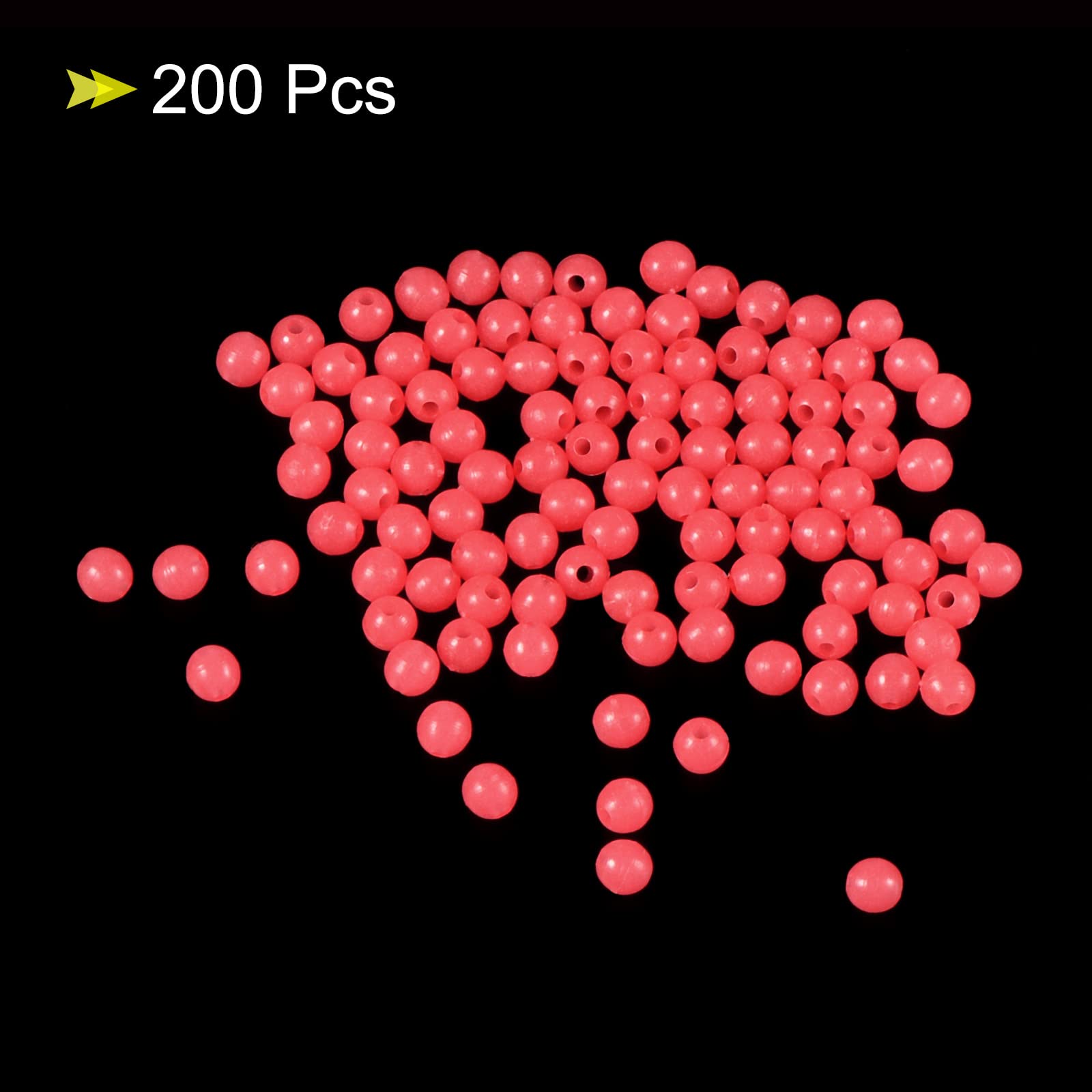 PATIKIL glow beads on a lure to aid tracking in low light