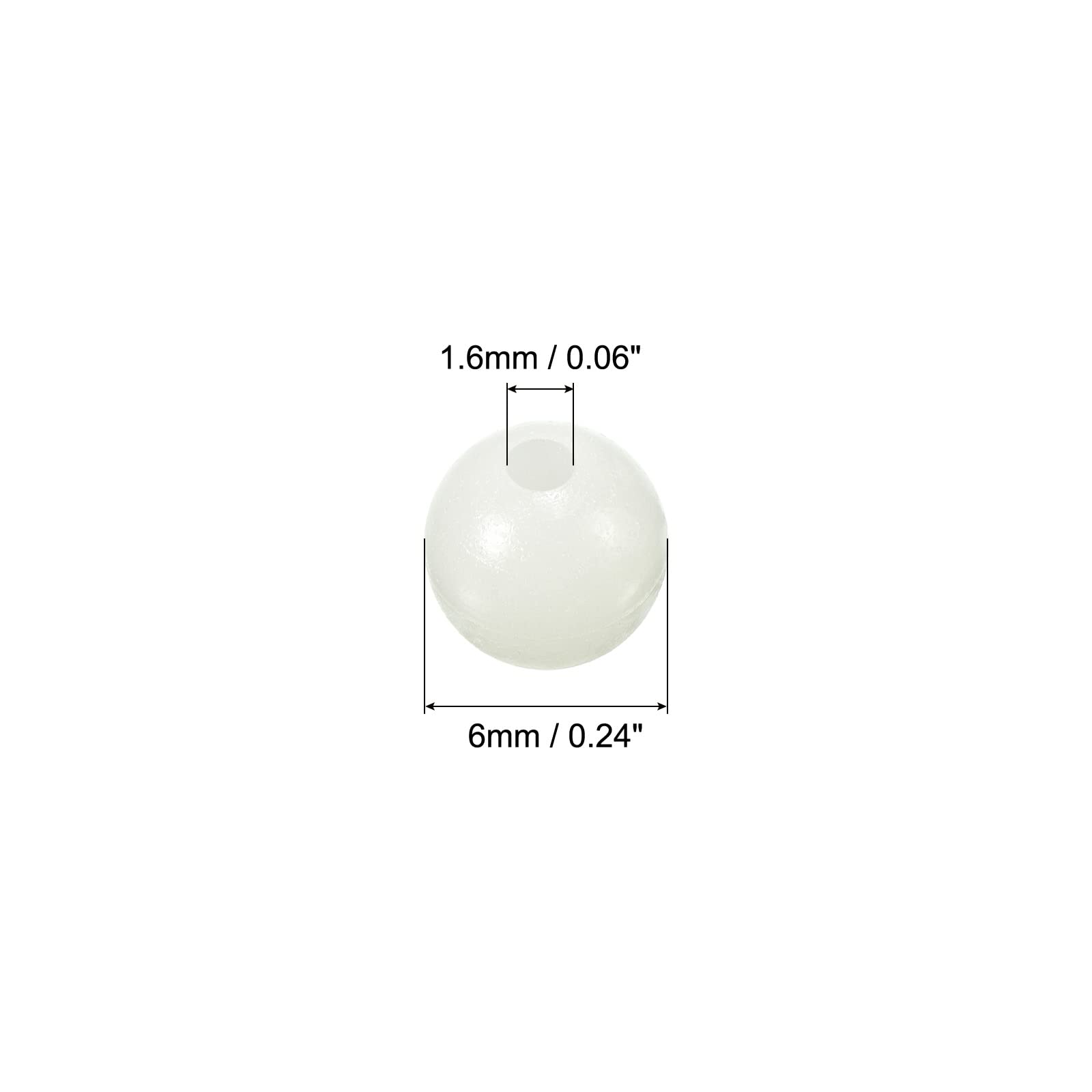 PATIKIL glow beads soft plastic enable easy line attachment and quick rigging.