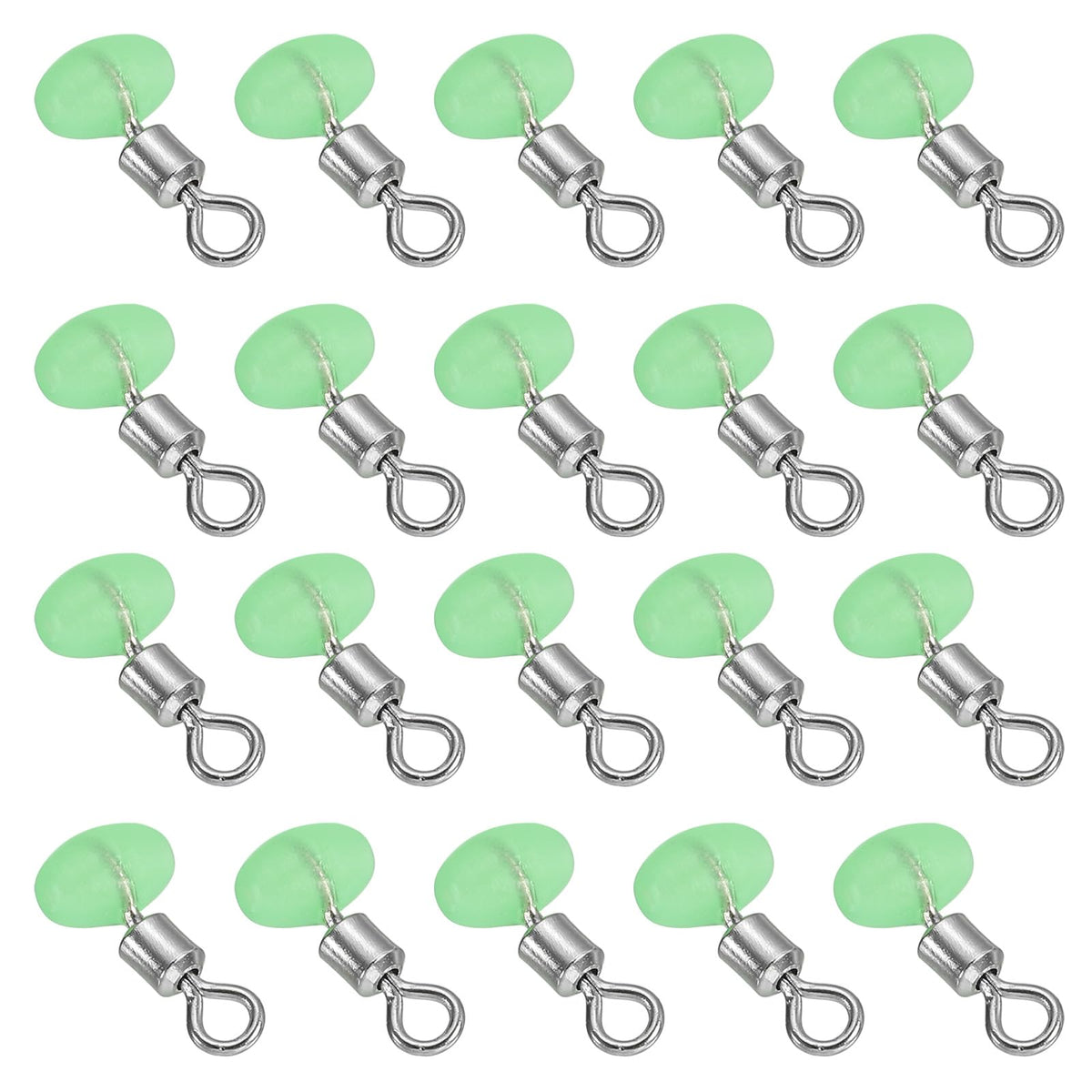 PATIKIL glow-in-the-dark swivel bead for night fishing and smooth line movement.