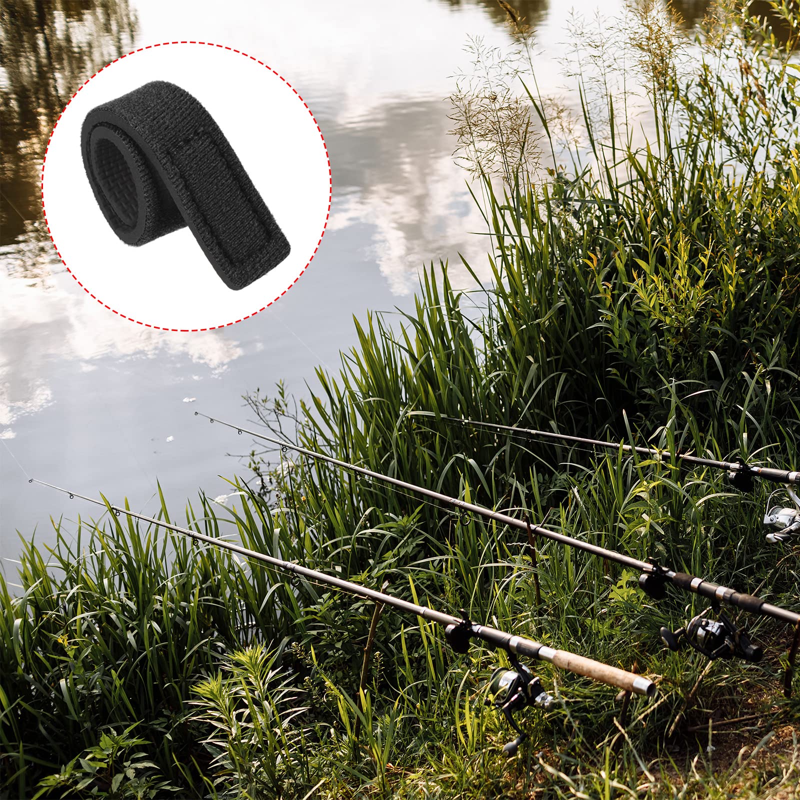 PATIKIL golf and fishing strap for quick gear organization.
