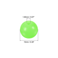 PATIKIL green glow beads attached to fishing line for visibility