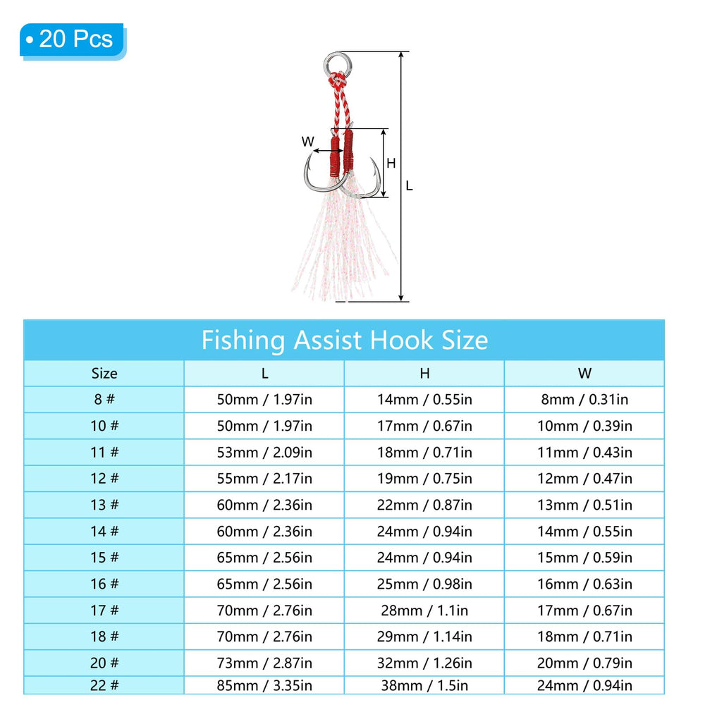 PATIKIL green jigging hook enhances lure attraction in water