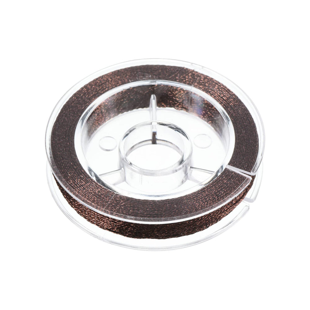 PATIKIL guide wrapping thread in brown 450D for durable rod guide mounting.