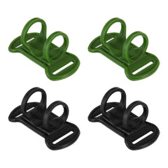 PATIKIL headlamp holder green pack closeup shows soft silicone grip for secure light mounting