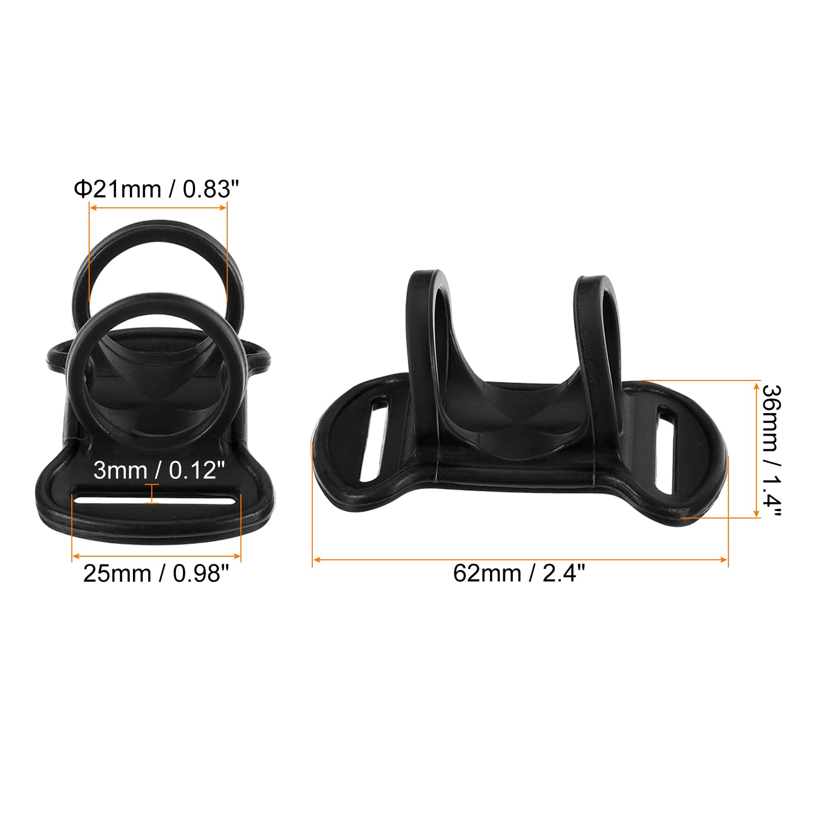 PATIKIL headlamp holder attached to headband enables hands-free lighting.