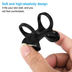 PATIKIL silicone ring in action for outdoor usage and hands-free lighting.