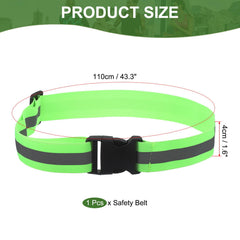 PATIKIL hi-vis belt with adjustable buckle for easy on off during outdoor activities