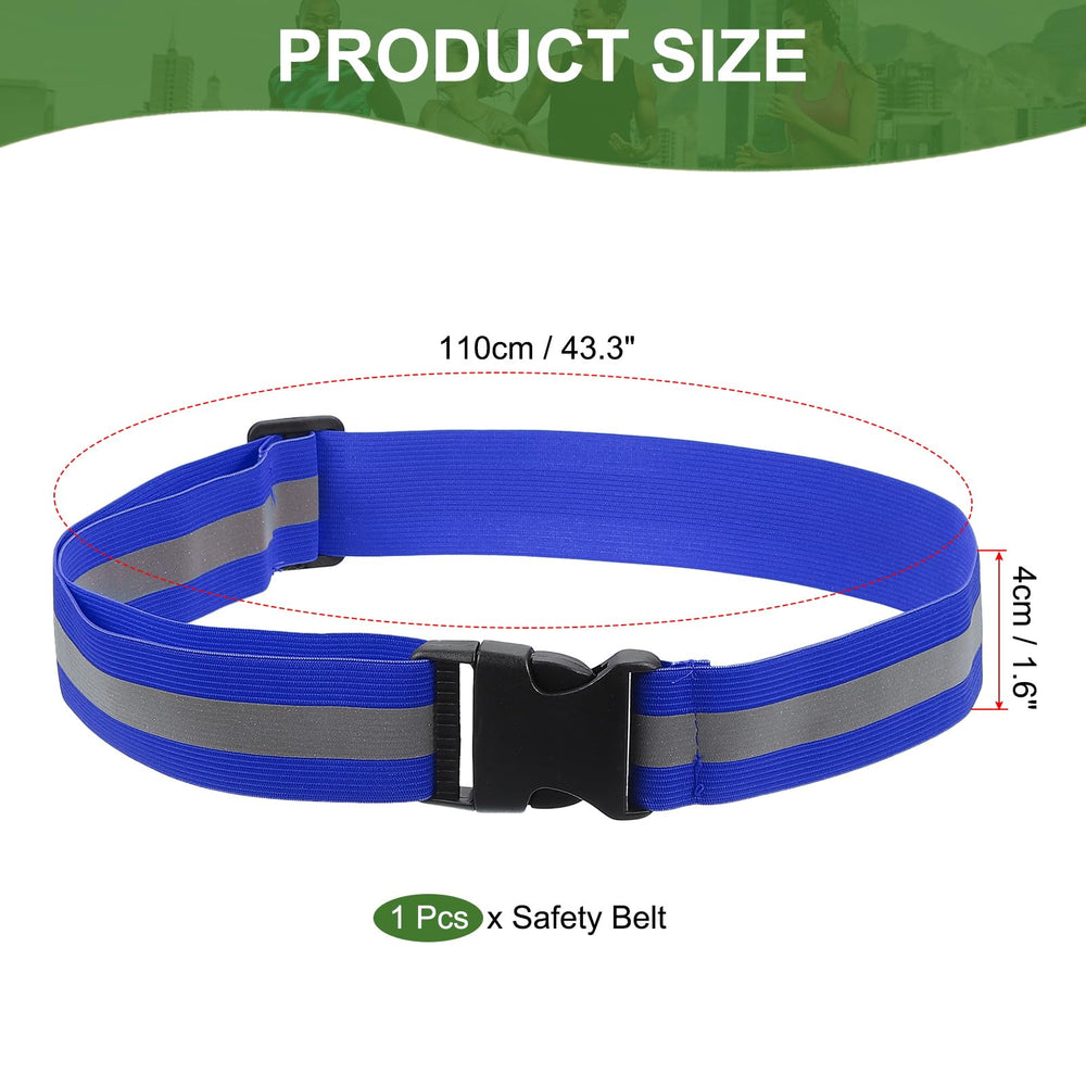 PATIKIL hi-vis buckle belt demonstrates easy on-off design in action.