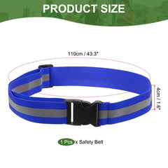PATIKIL hi-vis buckle belt demonstrates easy on-off design in action.